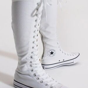 Converse Women's All Star White Knee-High Sneakers